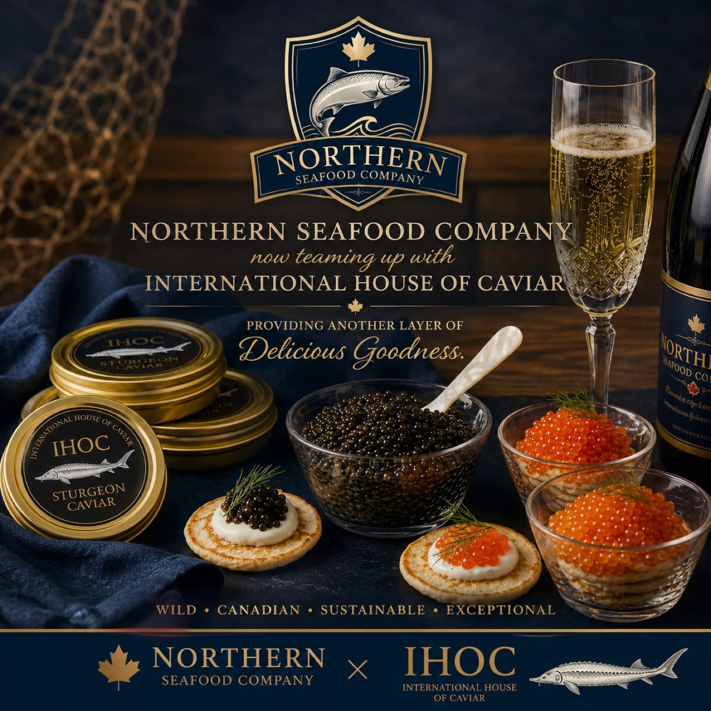 Northern Seafood Company teaming up with International House of Caviar