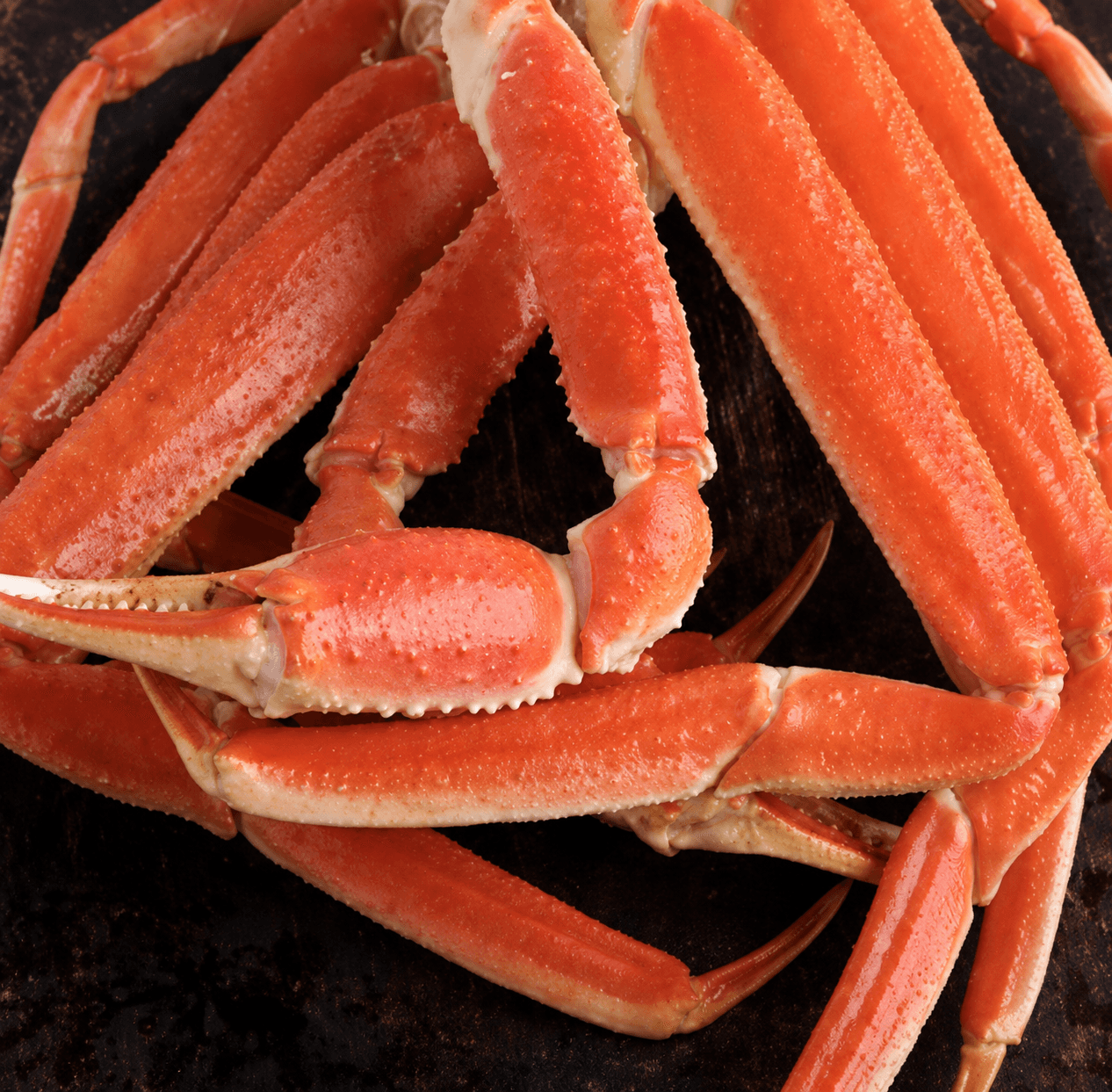 10lb box of Jumbo, Wild, Premium Canadian Snow Crab Clusters